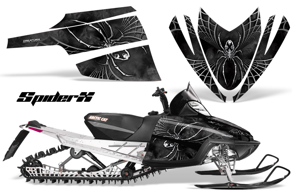 Arctic Cat M Series CrossFire Graphics Kit SpiderX Silver